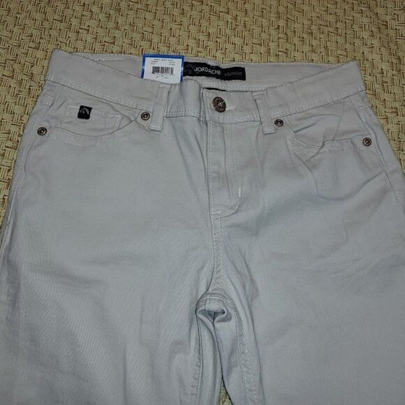 New Jordache Tan Basic Bootcut Jean Size Girl's 16 - Picture 2 of 3